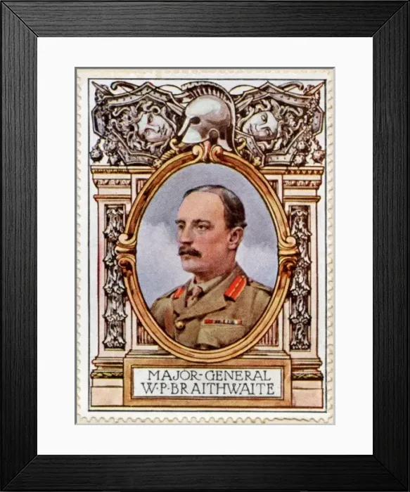 Framed Print : General Sir Braithwaite / Stamp Framed Print : General Sir Braithwaite / Stamp