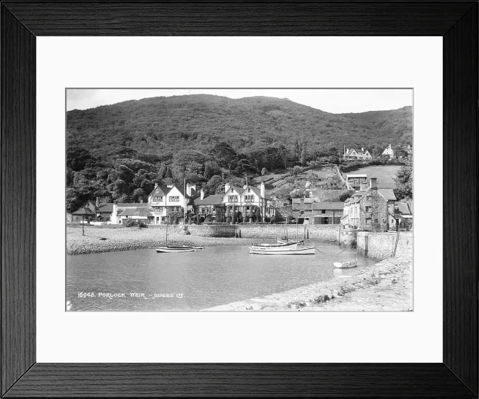 Framed Print : Porlock Weir Framed Print : Porlock Weir