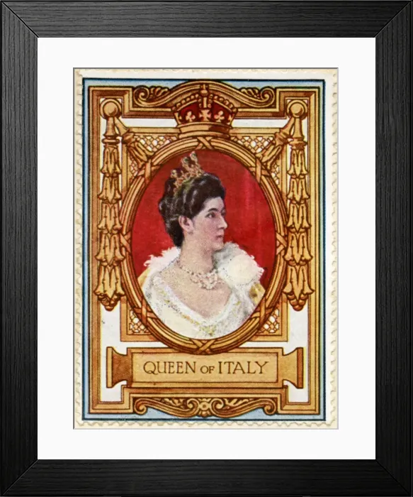 Framed Print : Queen of Italy / Stamp Framed Print : Queen of Italy / Stamp