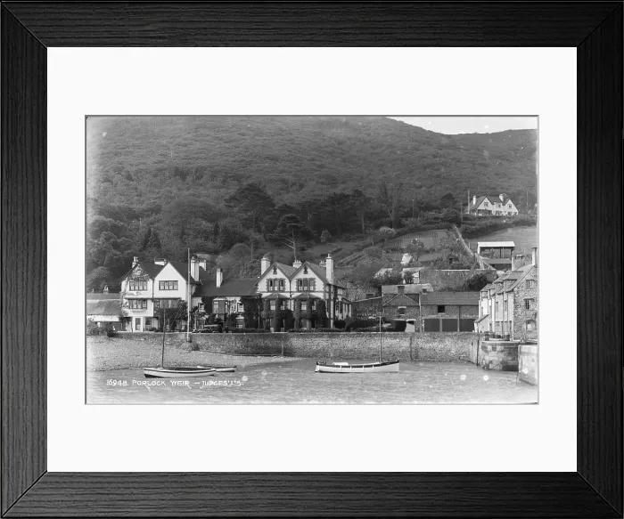 Framed Print : Porlock Weir Framed Print : Porlock Weir