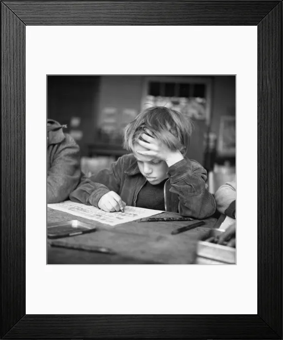 Framed Print : Handwriting, education Framed Print : Handwriting, education