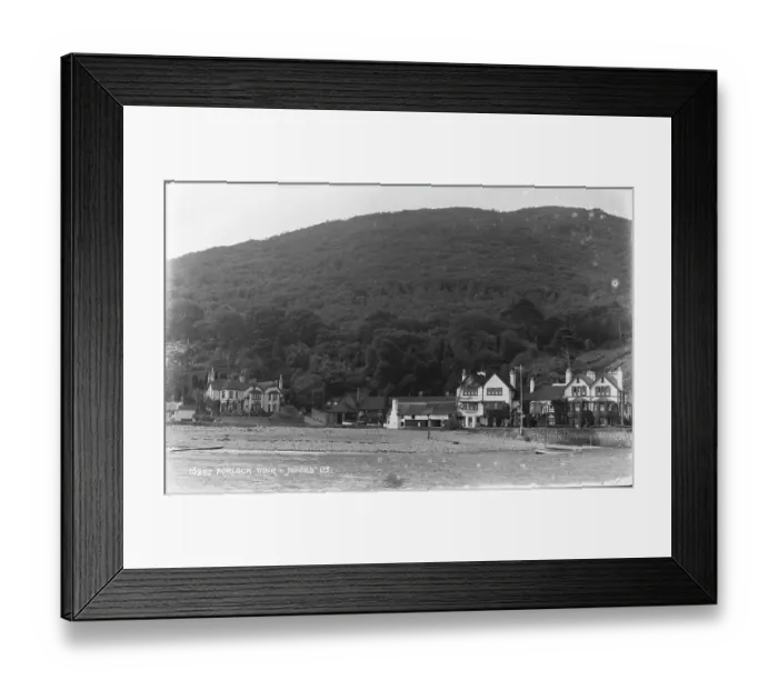 Framed Print : Scenic View of Porlock Weir Framed Print : Scenic View of Porlock Weir