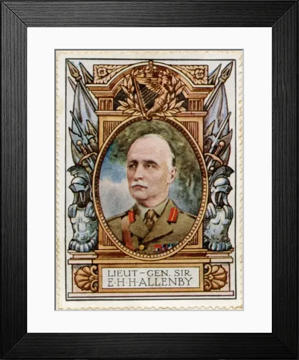 Framed Print : Field Marshal E. H. H. Allenby / Stamp Framed Print : Field Marshal E. H. H. Allenby / Stamp