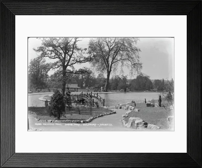Framed Print : Yachting Pool at Stoke Park Framed Print : Yachting Pool at Stoke Park