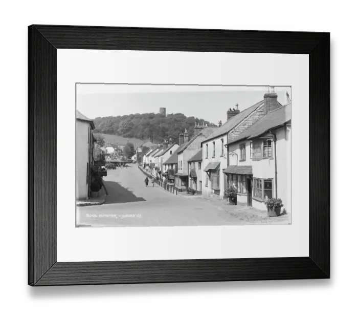 Framed Print : A Quiet Day in Dunster Framed Print : A Quiet Day in Dunster