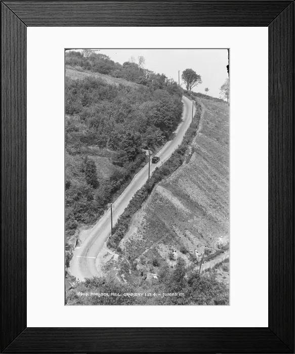 Framed Print : Porlock Hill Framed Print : Porlock Hill