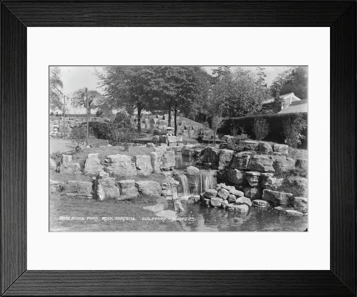 Framed Print : Rock Gardens at Stoke Park Framed Print : Rock Gardens at Stoke Park