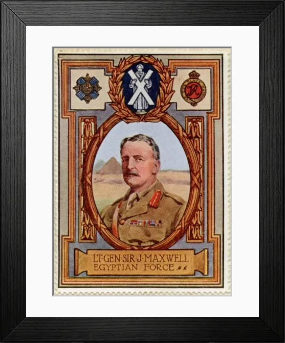 Framed Print : Field Marshal Herbert Plumer / Stamp Framed Print : Field Marshal Herbert Plumer / Stamp