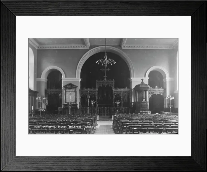 Framed Print : Interior of Cathedral Church, Guildford Framed Print : Interior of Cathedral Church, Guildford