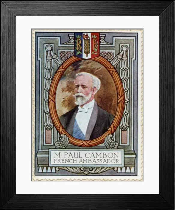 Framed Print : Pierre Paul Cambon / Stamp Framed Print : Pierre Paul Cambon / Stamp