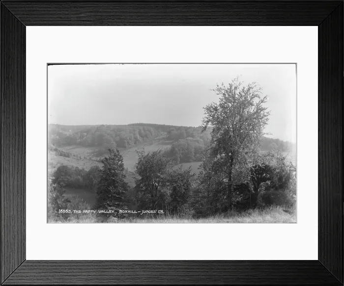 Framed Print : The Happy Valley, Boxhill Framed Print : The Happy Valley, Boxhill