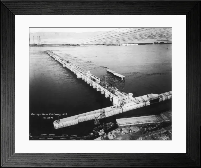 Framed Print : The Nag Hammadi Barrage (Dam) - Egypt Framed Print : The Nag Hammadi Barrage (Dam) - Egypt