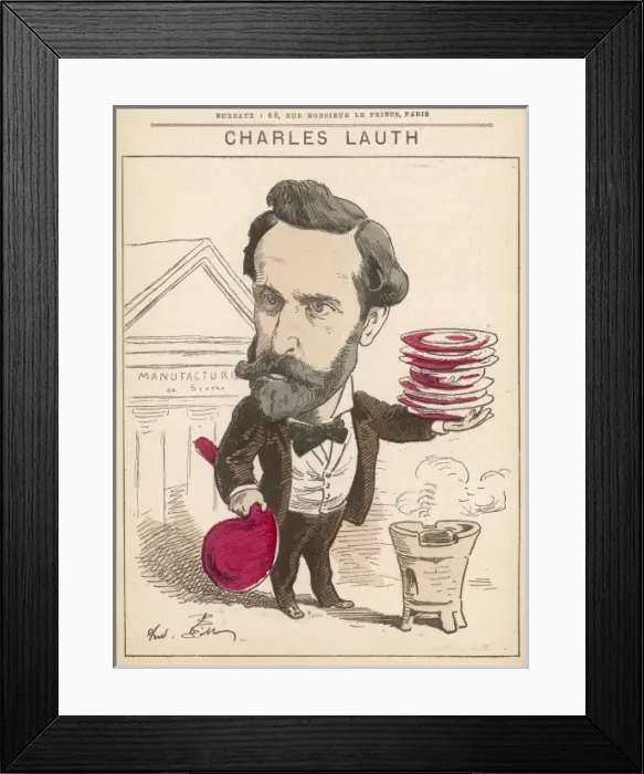Framed Print : Charles Lauth / Gill Framed Print : Charles Lauth / Gill