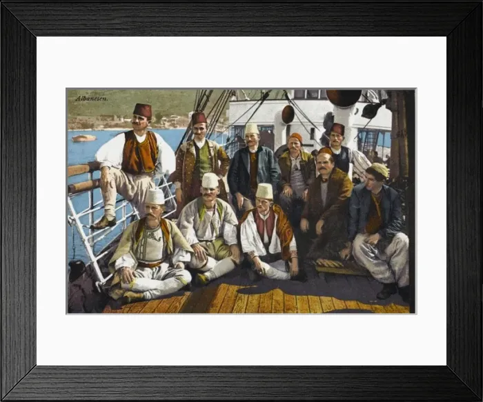Framed Print : Albanian Seamen Framed Print : Albanian Seamen