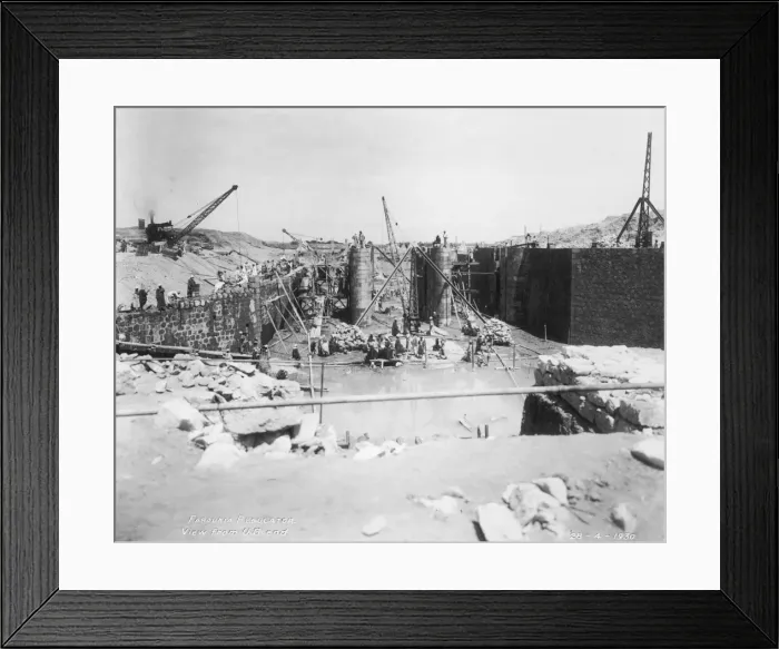 Framed Print : The Nag Hammadi Barrage (Dam) - Egypt Framed Print : The Nag Hammadi Barrage (Dam) - Egypt
