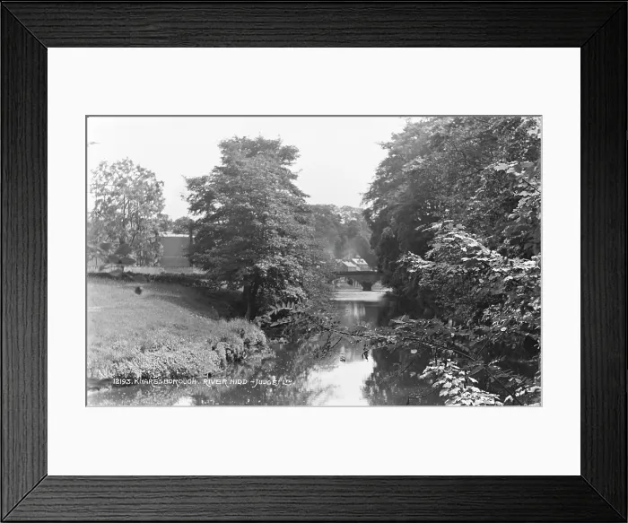 Framed Print : Scenic View of the River Nidd in Knaresborough Framed Print : Scenic View of the River Nidd in Knaresborough