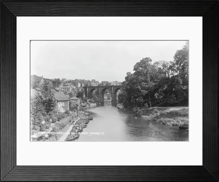 Framed Print : Knaresborough Viaduct over the River Nidd Framed Print : Knaresborough Viaduct over the River Nidd