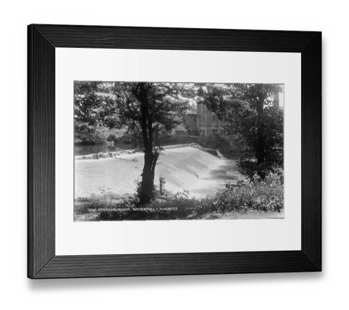 Framed Print : Waterfall in Knaresborough Framed Print : Waterfall in Knaresborough
