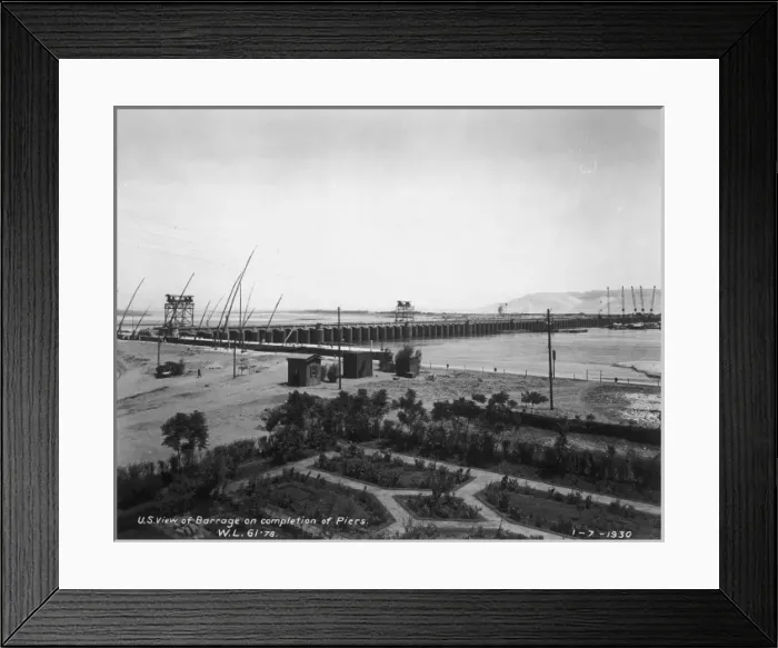 Framed Print : The Nag Hammadi Barrage (Dam) - Egypt Framed Print : The Nag Hammadi Barrage (Dam) - Egypt