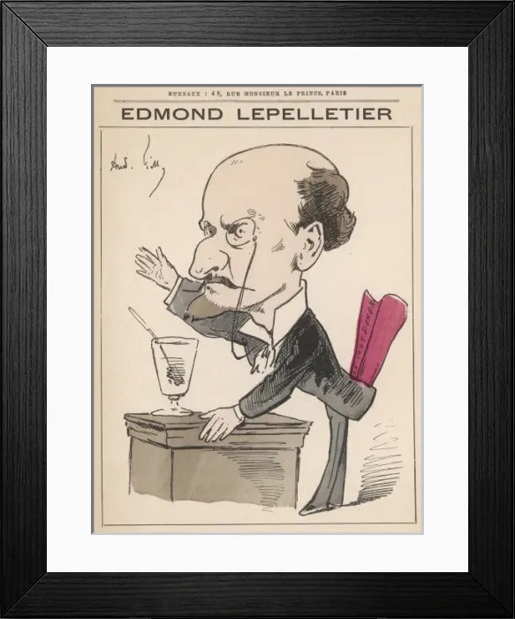 Framed Print : Edmond Lepelletier / Gill Framed Print : Edmond Lepelletier / Gill
