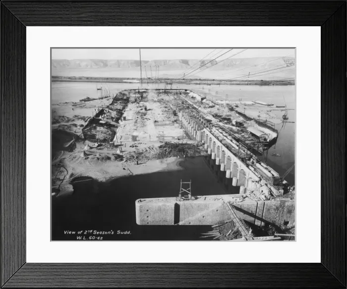 Framed Print : The Nag Hammadi Barrage (Dam) - Egypt Framed Print : The Nag Hammadi Barrage (Dam) - Egypt