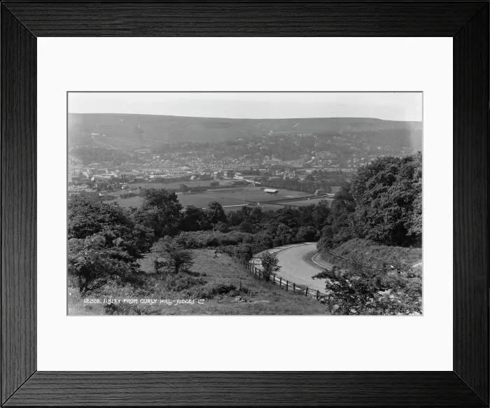 Framed Print : Ilkley from Curly Hill Framed Print : Ilkley from Curly Hill
