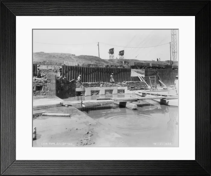 Framed Print : The Nag Hammadi Barrage (Dam) - Egypt Framed Print : The Nag Hammadi Barrage (Dam) - Egypt