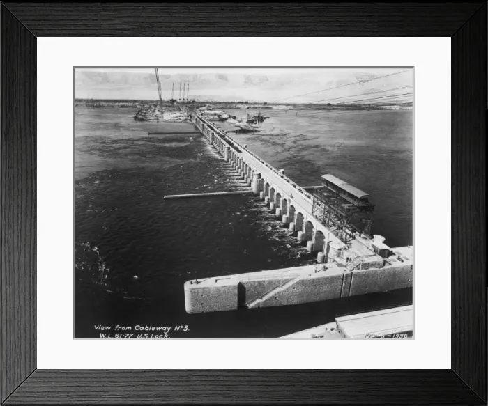Framed Print : The Nag Hammadi Barrage (Dam) - Egypt Framed Print : The Nag Hammadi Barrage (Dam) - Egypt
