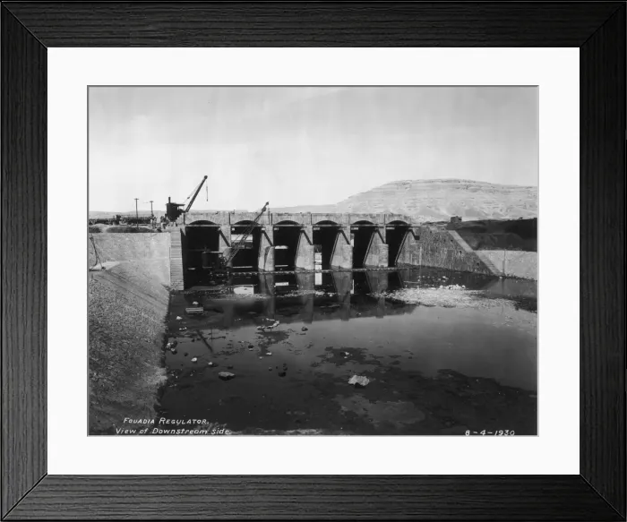 Framed Print : The Nag Hammadi Barrage (Dam) - Egypt Framed Print : The Nag Hammadi Barrage (Dam) - Egypt