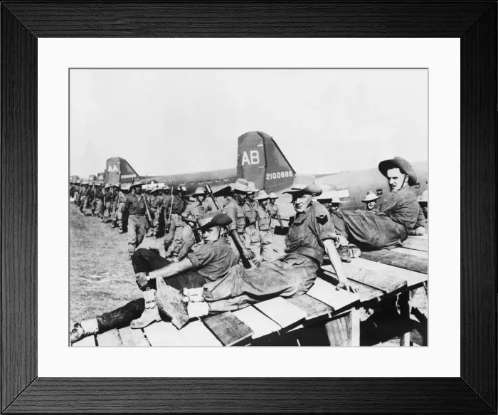 Framed Print : Waiting for transports - Burma - 1944 Framed Print : Waiting for transports - Burma - 1944