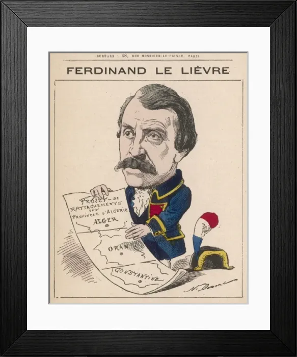 Framed Print : Ferdinand Le Lievre  /  Demare