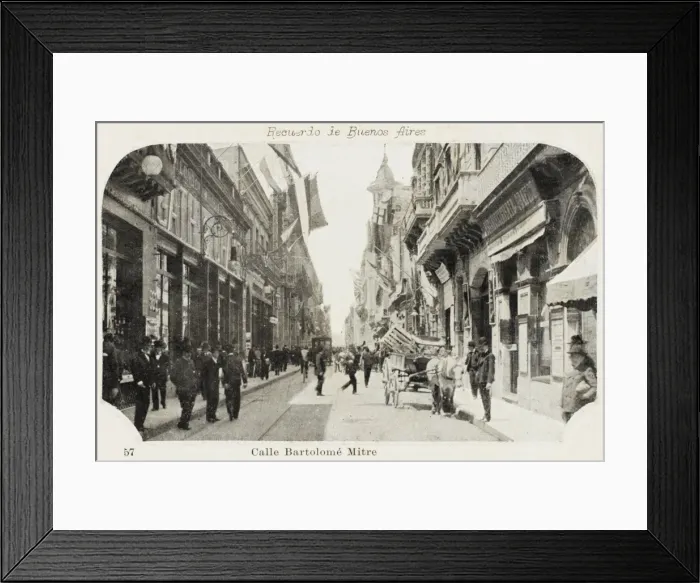 Framed Print : Bartholemew Mitre Street in Buenos Aires, Argentina Framed Print : Bartholemew Mitre Street in Buenos Aires, Argentina