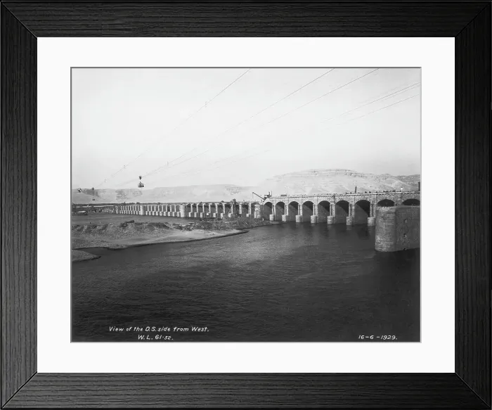 Framed Print : The Nag Hammadi Barrage (Dam) - Egypt Framed Print : The Nag Hammadi Barrage (Dam) - Egypt