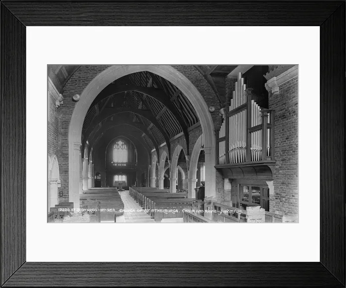 Framed Print : Interior of the Church of St. Ethelburga Framed Print : Interior of the Church of St. Ethelburga