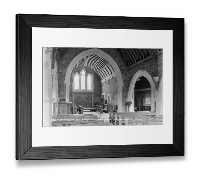 Framed Print : Interior of St. Ethelburga Church Framed Print : Interior of St. Ethelburga Church