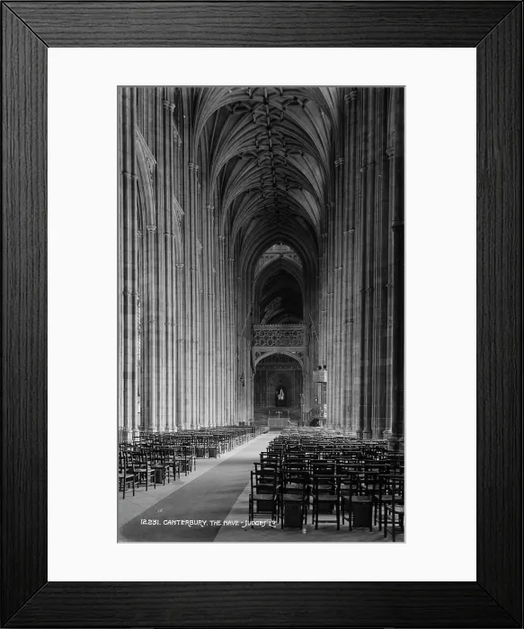 Framed Print : The Nave of Canterbury Cathedral Framed Print : The Nave of Canterbury Cathedral