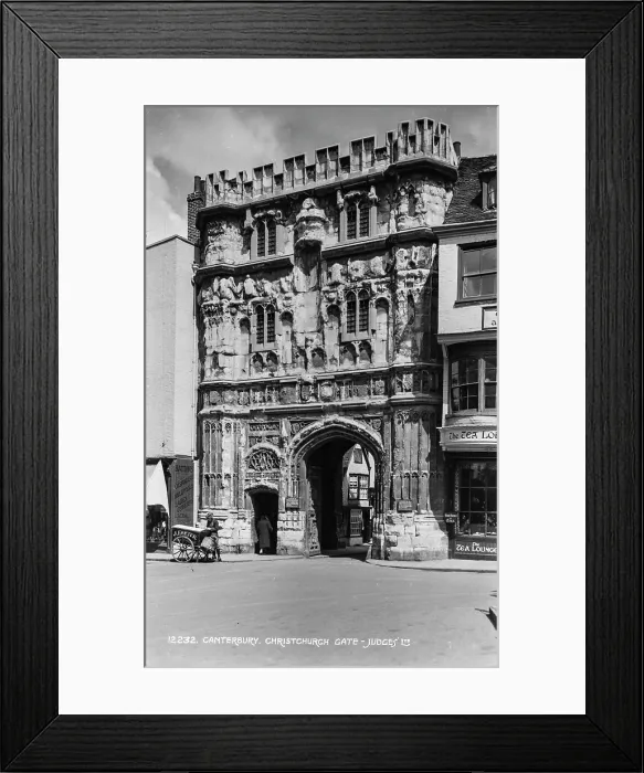Framed Print : Christchurch Gate in Canterbury Framed Print : Christchurch Gate in Canterbury