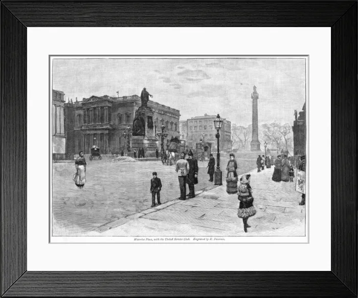 Framed Print : Waterloo Place Framed Print : Waterloo Place