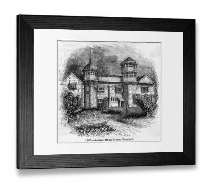Framed Print : Vauxhall Manor Framed Print : Vauxhall Manor