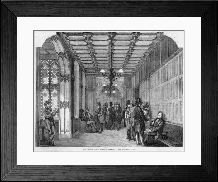 Framed Print : Commons Division Lobby Framed Print : Commons Division Lobby