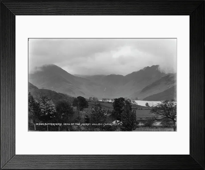 Framed Print : Buttermere: Head of the Secret Valley Framed Print : Buttermere: Head of the Secret Valley