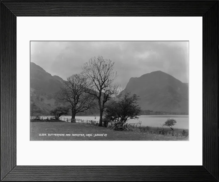 Framed Print : Buttermere and Honister Crag Framed Print : Buttermere and Honister Crag