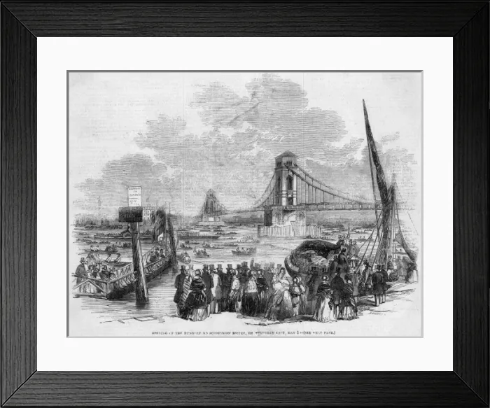 Framed Print : Hungerford Bridge Framed Print : Hungerford Bridge