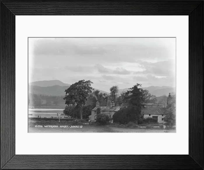 Framed Print : Sunset at Waterhead Framed Print : Sunset at Waterhead