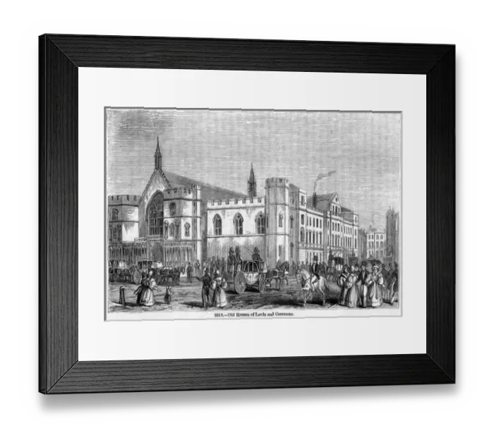 Framed Print : Parliament before Fire Framed Print : Parliament before Fire