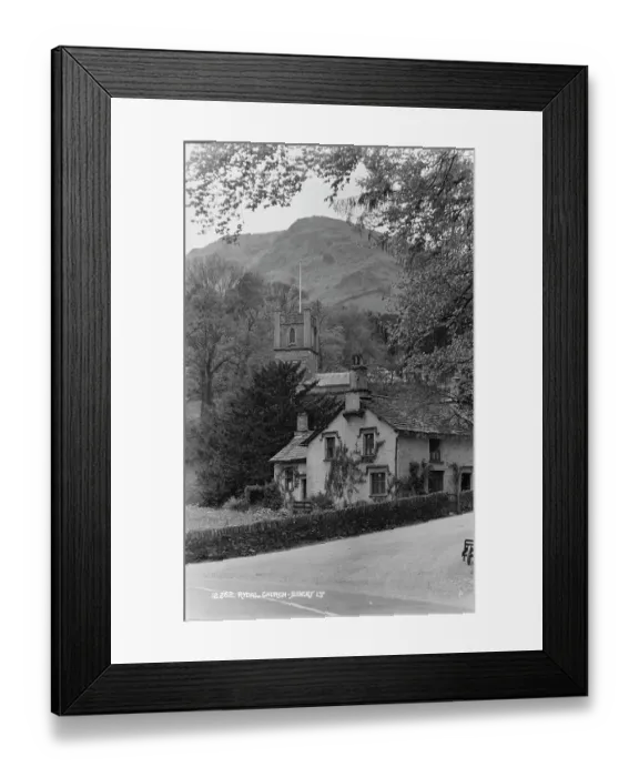 Framed Print : Rydal Church and Surroundings Framed Print : Rydal Church and Surroundings
