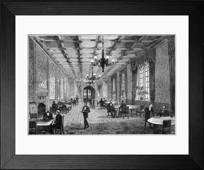 Framed Print : Commons Tea Room Framed Print : Commons Tea Room
