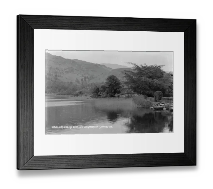 Framed Print : Grasmere Lake and Silverhow Framed Print : Grasmere Lake and Silverhow