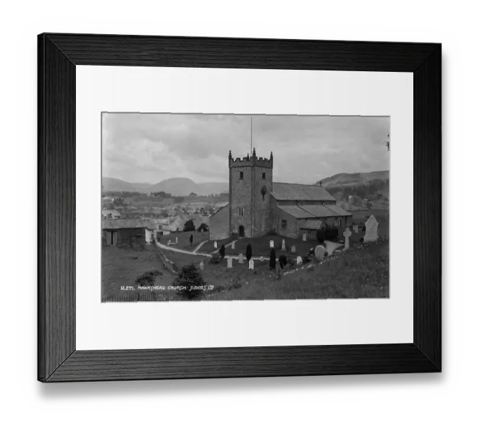 Framed Print : Hawkshead Church Framed Print : Hawkshead Church