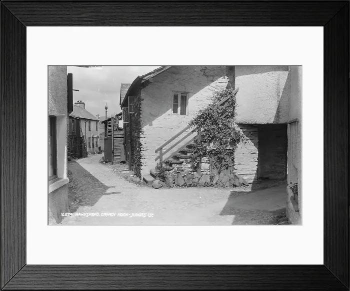 Framed Print : Grandy Nook in Hawkshead Framed Print : Grandy Nook in Hawkshead